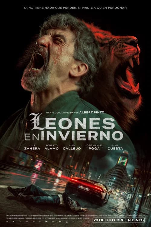 Leones en invierno