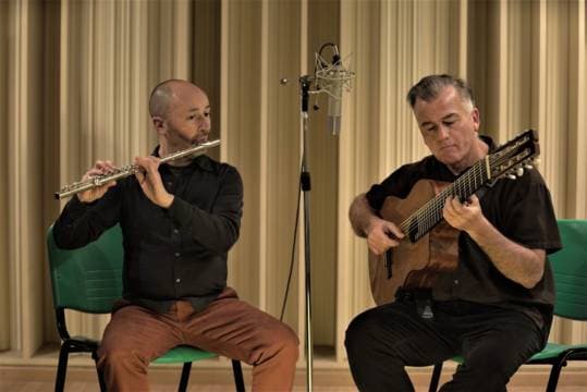 Claudio Ceccoli y Diego Suárez en concierto