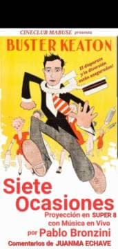 Cineclub Mabuse - "Siete ocasiones", de Buster Keaton
