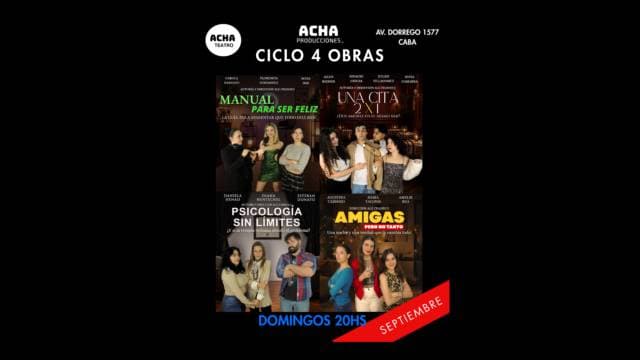 VÍNCULOS EN CRISIS, ciclo obras cortas