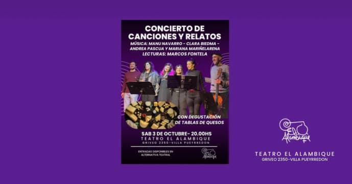 Concierto de canciones y relatos