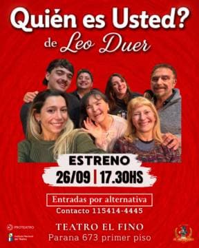 ¿Quién es usted?