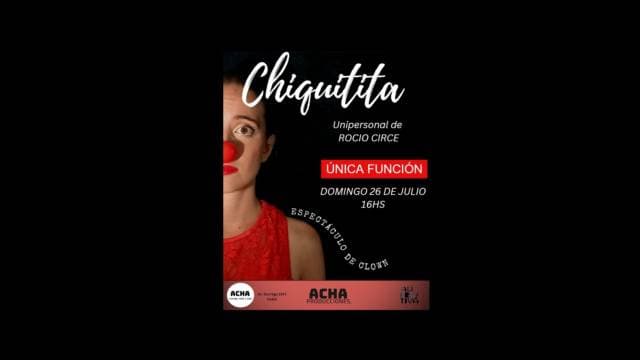 Chiquitita en el toilet. Unipersonal