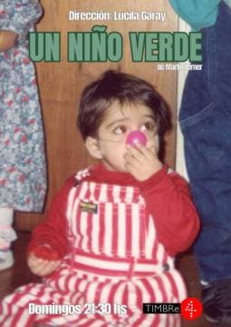 Un niño verde