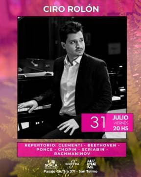 Recital de Piano - Ciro Rolón