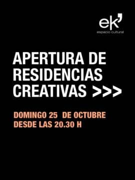Residencias creativas EK -apertura de procesos 2026-