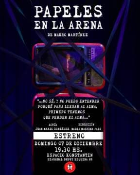 Papeles en la arena