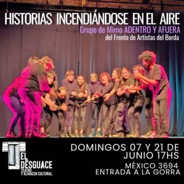 Historias incendiándose en el aire