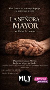 La señora mayor