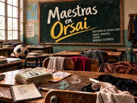 Muestra - Maestras en orsai - Grupo teatro adultos jueves