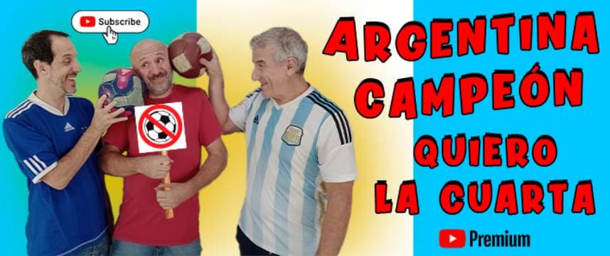 Argentina campeón, quiero la cuarta